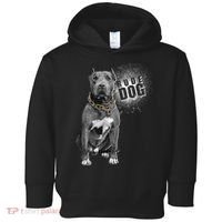 Rude Dog Pitbull Lover Toddler Hoodie thumb 0