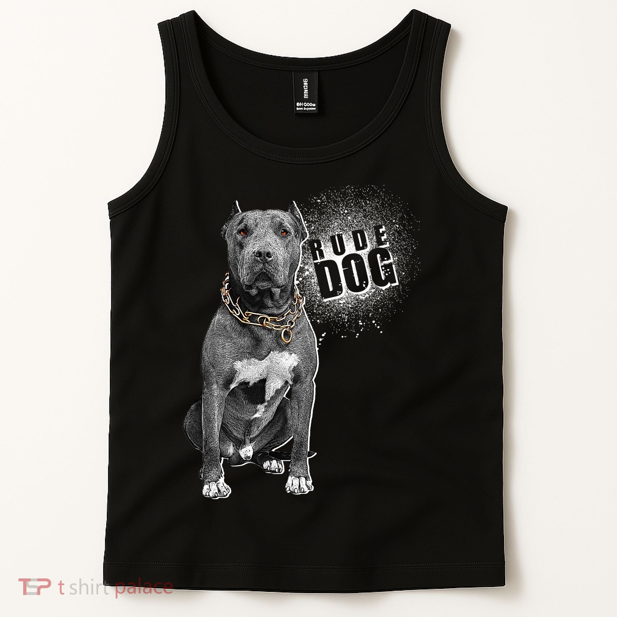 Rude Dog Pitbull Lover Tank Top