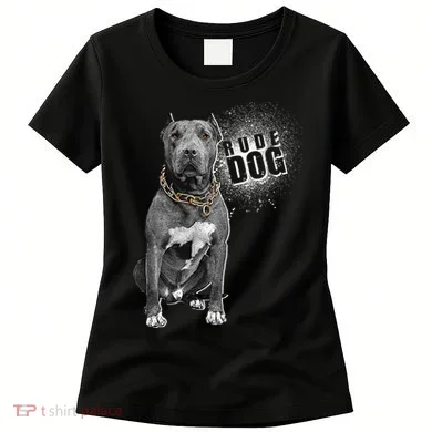 Rude Dog Pitbull Lover Women's T-Shirt