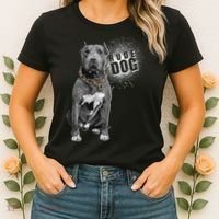 Rude Dog Pitbull Lover Women's T-Shirt thumb 2