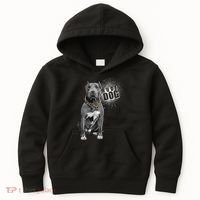 Rude Dog Pitbull Lover Kids Hoodie thumb 0