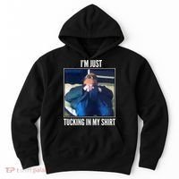 Rudy Giuliani I'm Just Tucking In My Shirt Hoodie thumb 0
