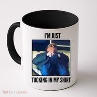 Rudy Giuliani I'm Just Tucking In My Shirt Coffee Mug thumb 0