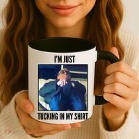 Rudy Giuliani I'm Just Tucking In My Shirt Coffee Mug thumb 3