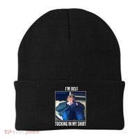 Rudy Giuliani I'm Just Tucking In My Shirt Beanie thumb 0