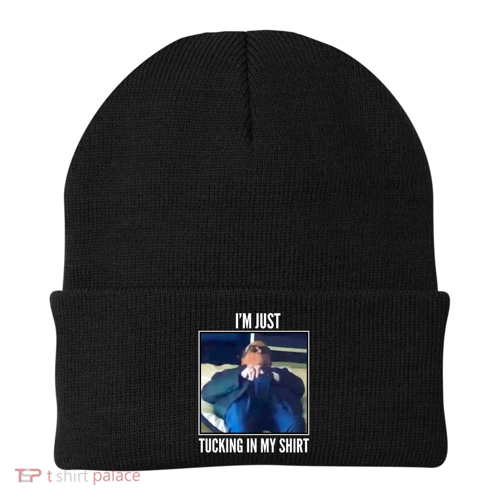 Rudy Giuliani I'm Just Tucking In My Shirt Beanie