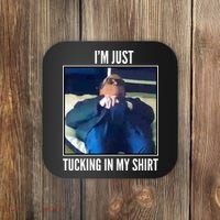 Rudy Giuliani I'm Just Tucking In My Shirt Coaster thumb 0