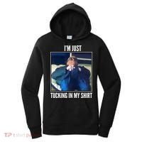 Rudy Giuliani I'm Just Tucking In My Shirt Women's Hoodie thumb 0
