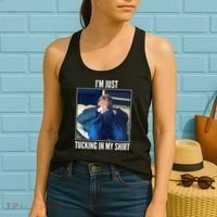Rudy Giuliani I'm Just Tucking In My Shirt Women's Tank Top thumb 2