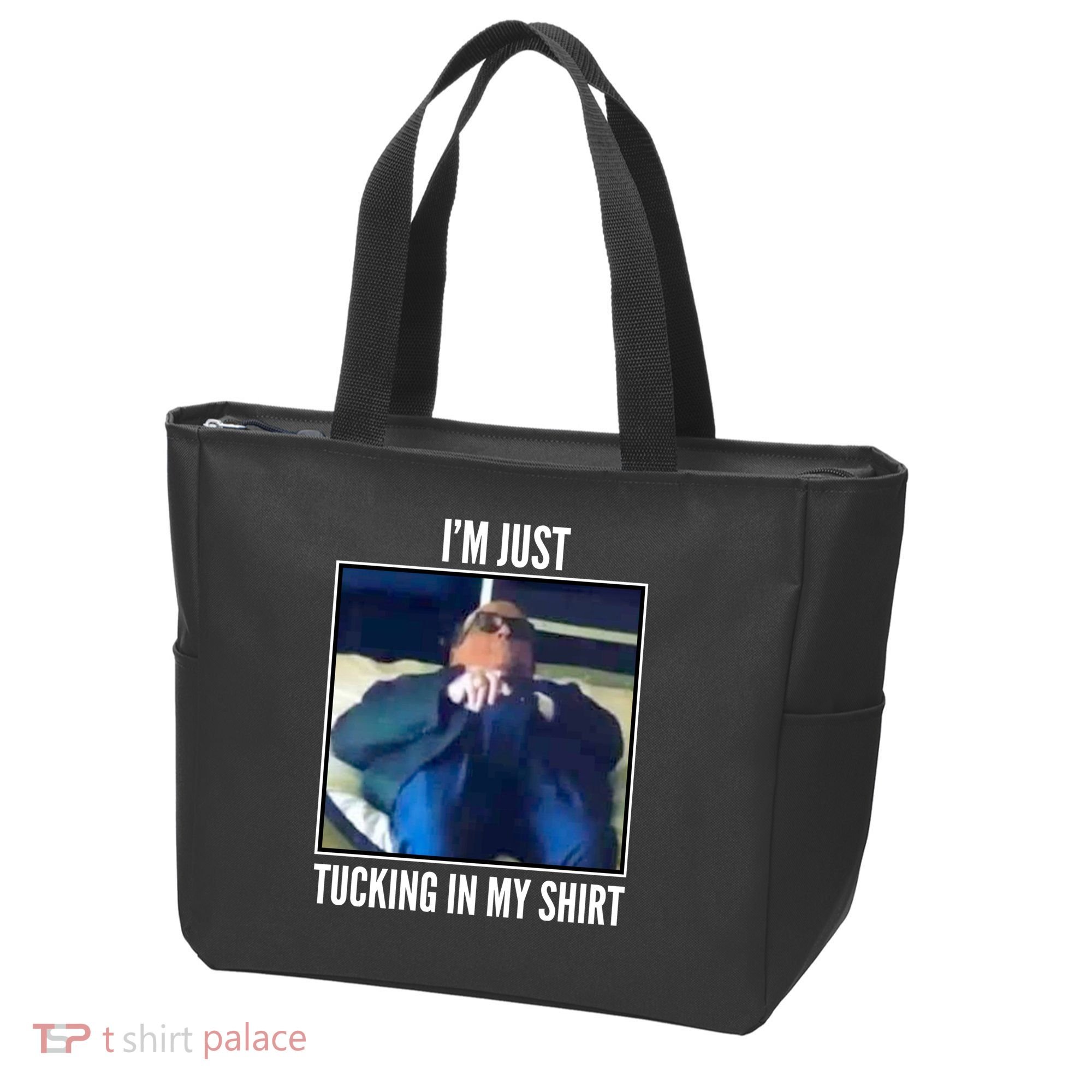 Rudy Giuliani I'm Just Tucking In My Shirt Tote Bag