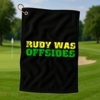 Rudy Was Offsides Golf Towel thumb 1