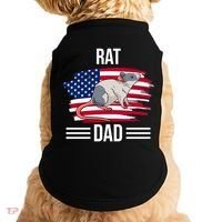 Rodent Us Flag 4th Of July Father's Day Rat Dad Gift Doggie Tank thumb 0