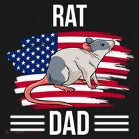 Rodent Us Flag 4th Of July Father's Day Rat Dad Gift Bucket Hat thumb 4