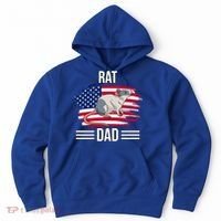 Rodent Us Flag 4th Of July Father's Day Rat Dad Gift Hoodie thumb 0