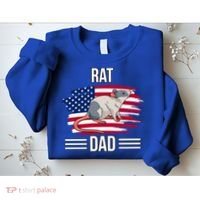 Rodent Us Flag 4th Of July Father's Day Rat Dad Gift Sweatshirt thumb 2