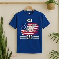 Rodent Us Flag 4th Of July Father's Day Rat Dad Gift T-Shirt thumb 2
