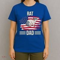 Rodent Us Flag 4th Of July Father's Day Rat Dad Gift T-Shirt thumb 4