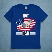 Rodent Us Flag 4th Of July Father's Day Rat Dad Gift T-Shirt thumb 5