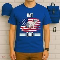 Rodent Us Flag 4th Of July Father's Day Rat Dad Gift T-Shirt thumb 6