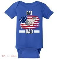 Rodent Us Flag 4th Of July Father's Day Rat Dad Gift Baby Bodysuit thumb 0