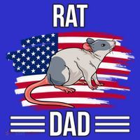 Rodent Us Flag 4th Of July Father's Day Rat Dad Gift Baby Bodysuit thumb 2