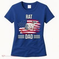 Rodent Us Flag 4th Of July Father's Day Rat Dad Gift Women's T-Shirt thumb 0