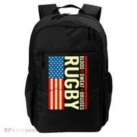 Rugby USA Flag Blood Sweat Bruises Backpack thumb 0