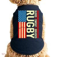 Rugby USA Flag Blood Sweat Bruises Doggie Tank thumb 0