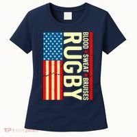Rugby USA Flag Blood Sweat Bruises Women's T-Shirt thumb 0