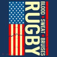 Rugby USA Flag Blood Sweat Bruises Tote Bag thumb 4