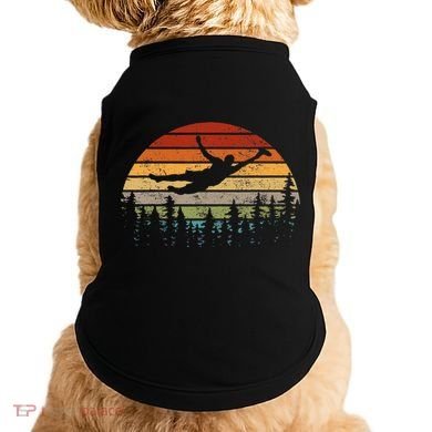 Retro Ultimate Frisbee Player Vintage Flying Disc Doggie Tank