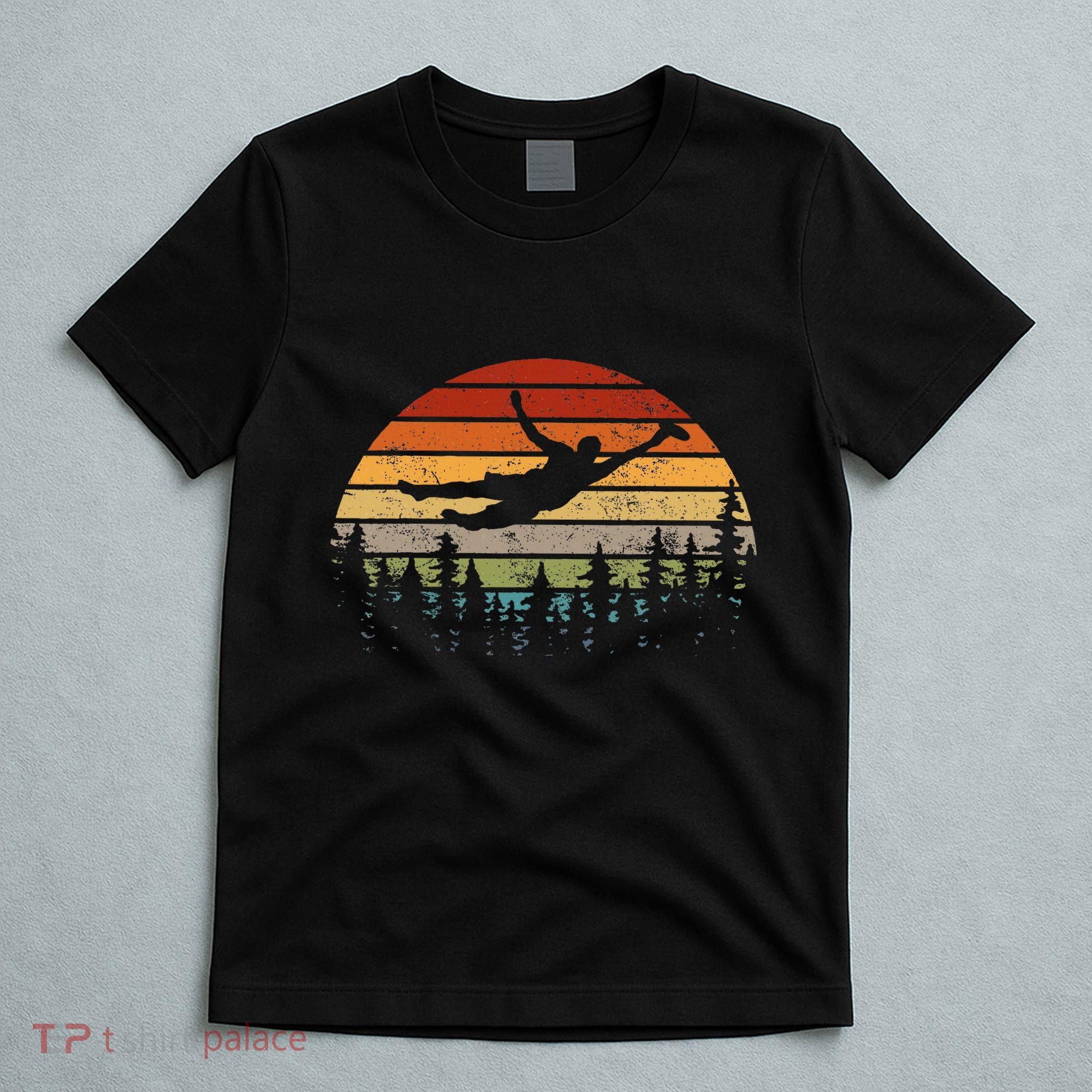 Retro Ultimate Frisbee Player Vintage Flying Disc T-Shirt