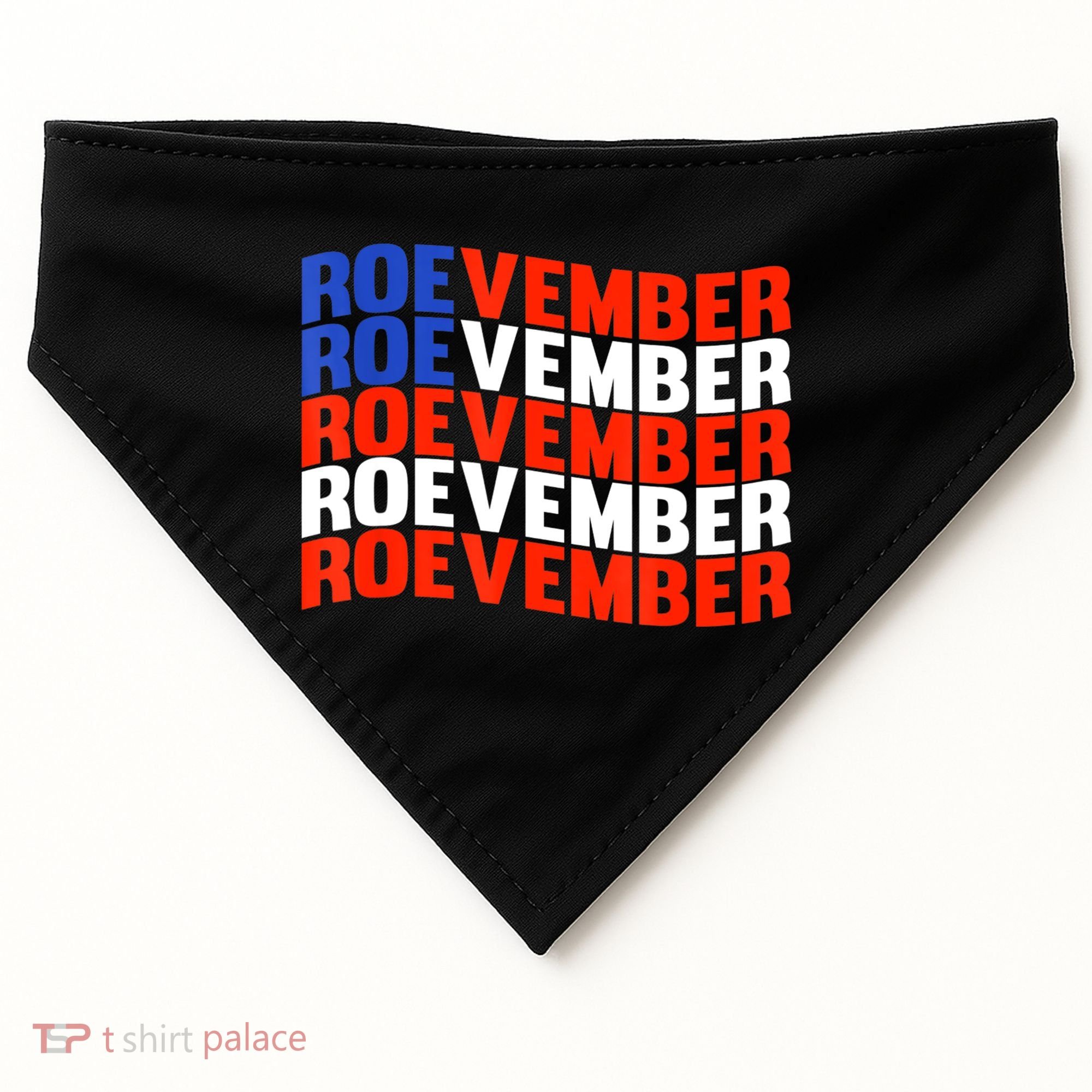 ROEVEMBER US FLAG Roe Vember Roe November Pro Roe Choice USA-Made Doggie Bandana