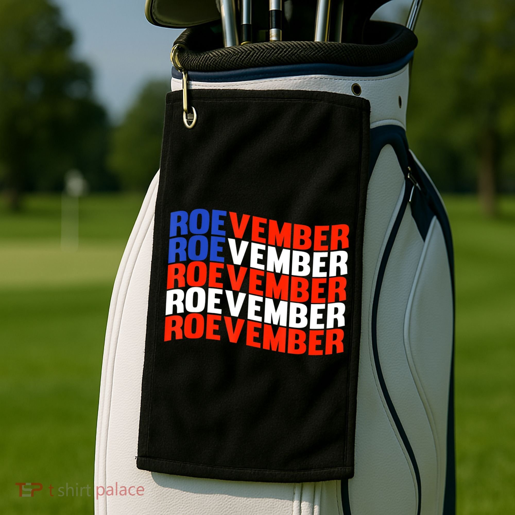 ROEVEMBER US FLAG Roe Vember Roe November Pro Roe Choice Golf Towel