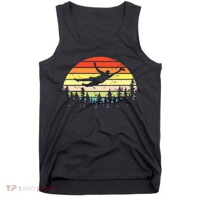 Retro Ultimate Frisbee Player Vintage Flying Disc Tank Top