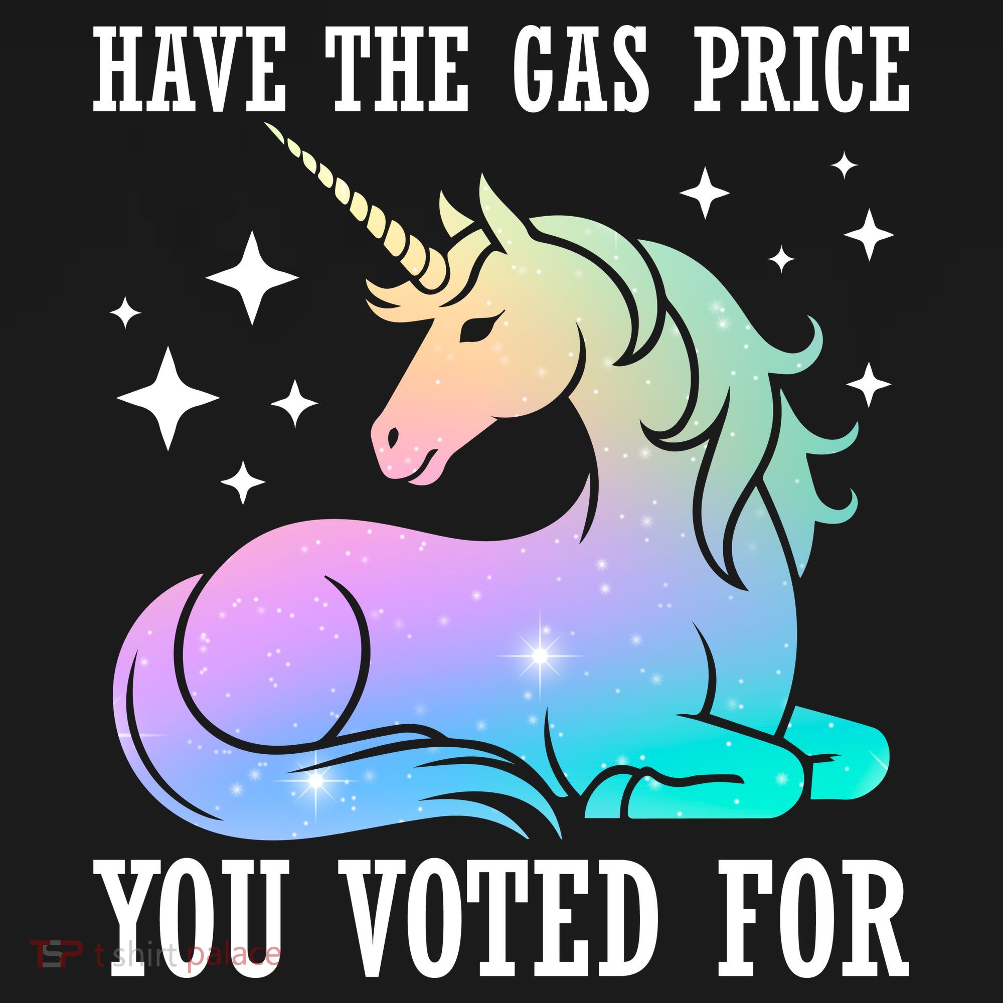 Rainbow Unicorn Gas Price Funny Liberal Sweatshirt