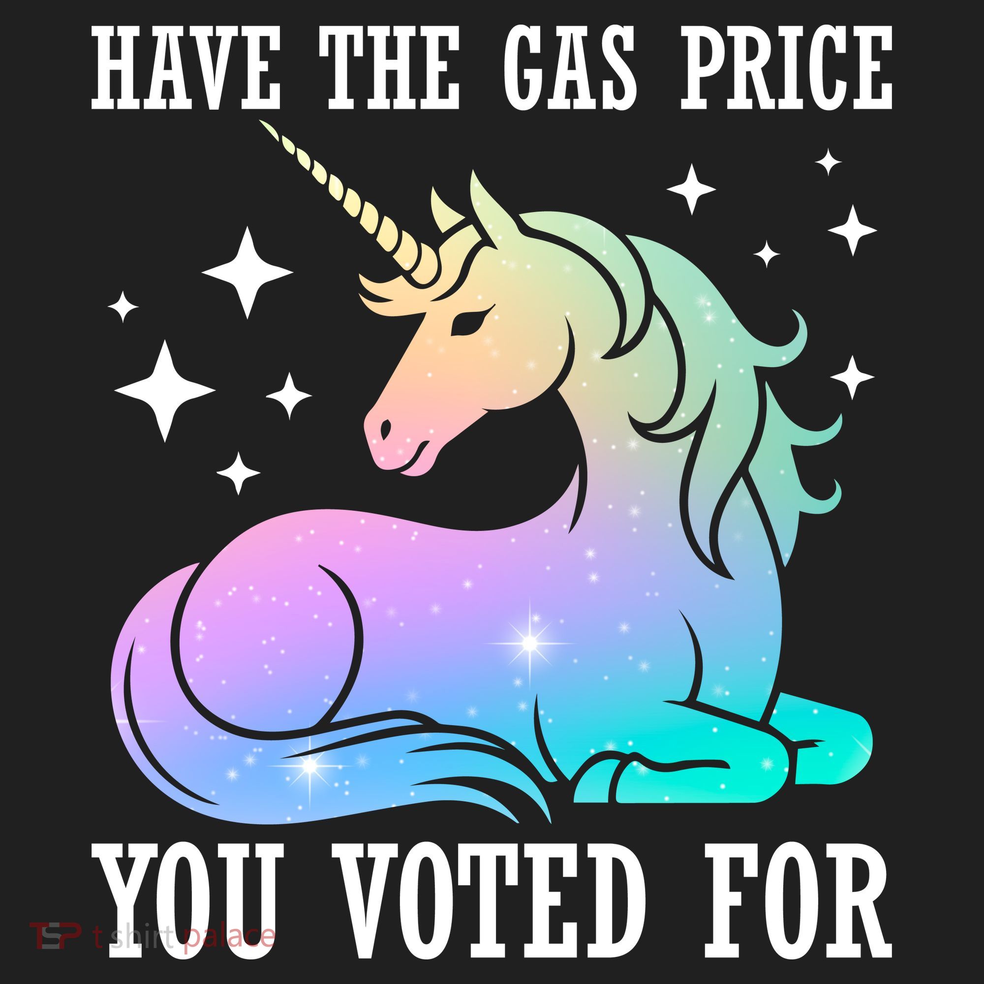 Rainbow Unicorn Gas Price Funny Liberal Beanie