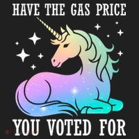 Rainbow Unicorn Gas Price Funny Liberal Tumbler thumb 3