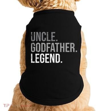 retro Uncle Godfather Legend Best Godfather Doggie Tank