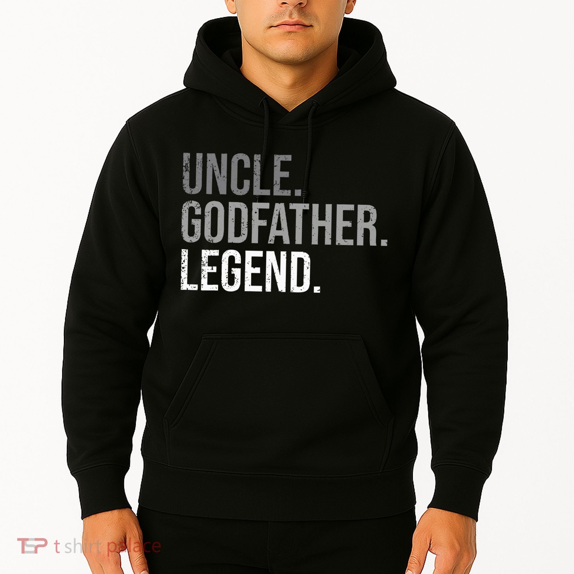 retro Uncle Godfather Legend Best Godfather Hoodie