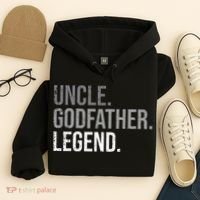 retro Uncle Godfather Legend Best Godfather Hoodie thumb 4