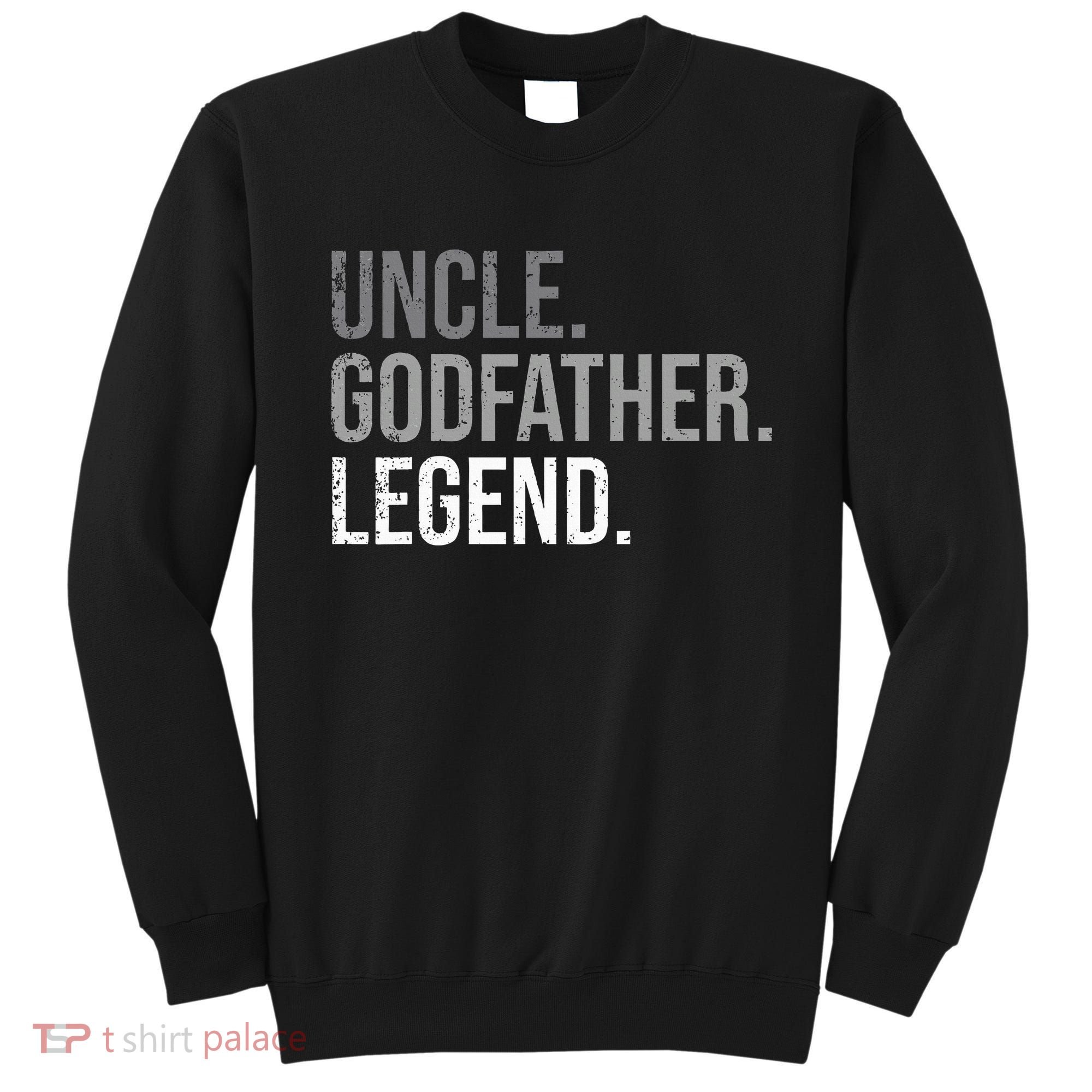 retro Uncle Godfather Legend Best Godfather Sweatshirt