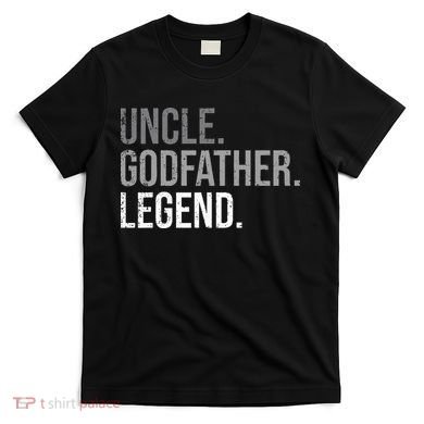 retro Uncle Godfather Legend Best Godfather T-Shirt