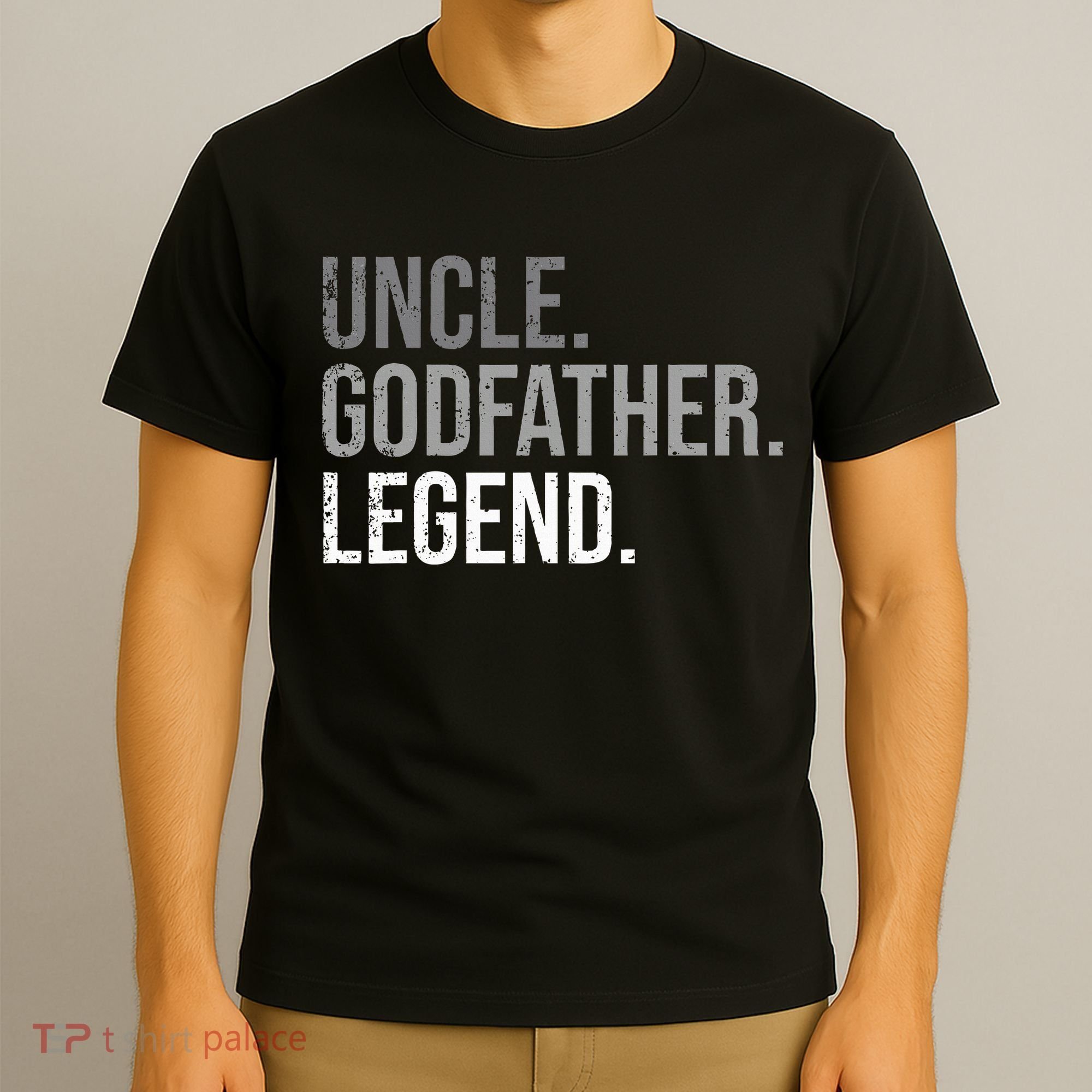 retro Uncle Godfather Legend Best Godfather T-Shirt