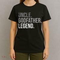 retro Uncle Godfather Legend Best Godfather T-Shirt thumb 4