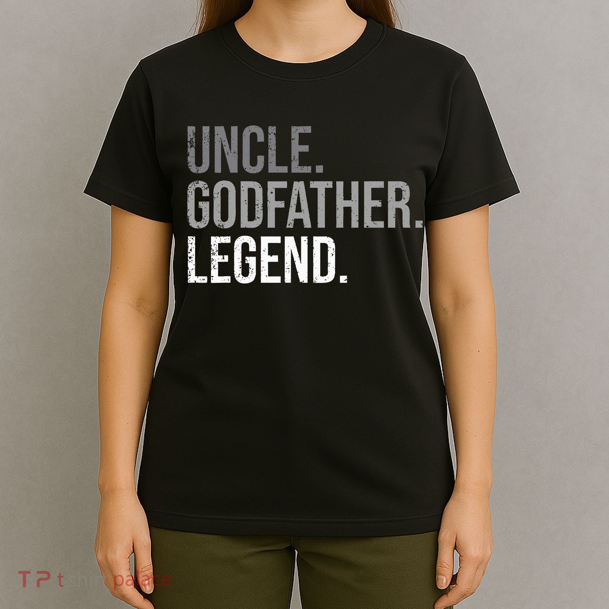retro Uncle Godfather Legend Best Godfather T-Shirt