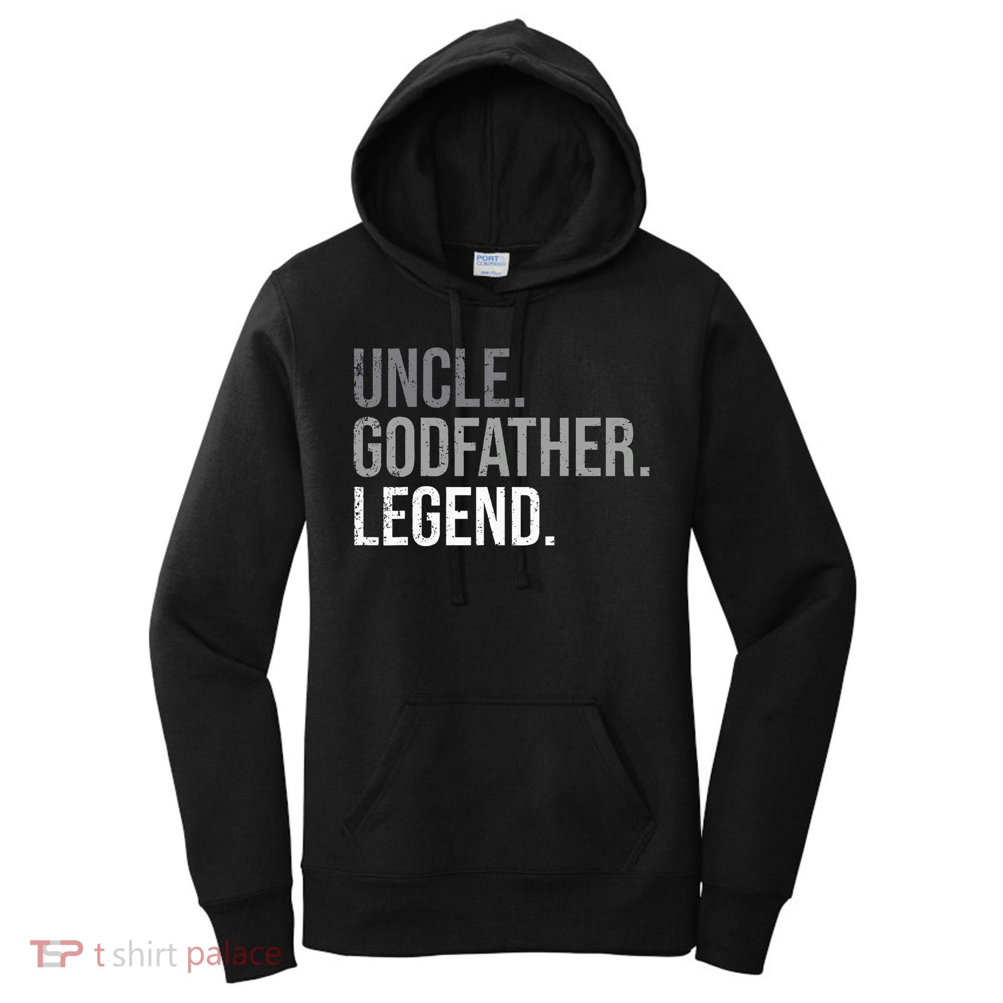 retro Uncle Godfather Legend Best Godfather Women's Hoodie