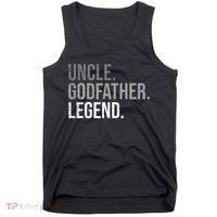 retro Uncle Godfather Legend Best Godfather Tank Top thumb 0