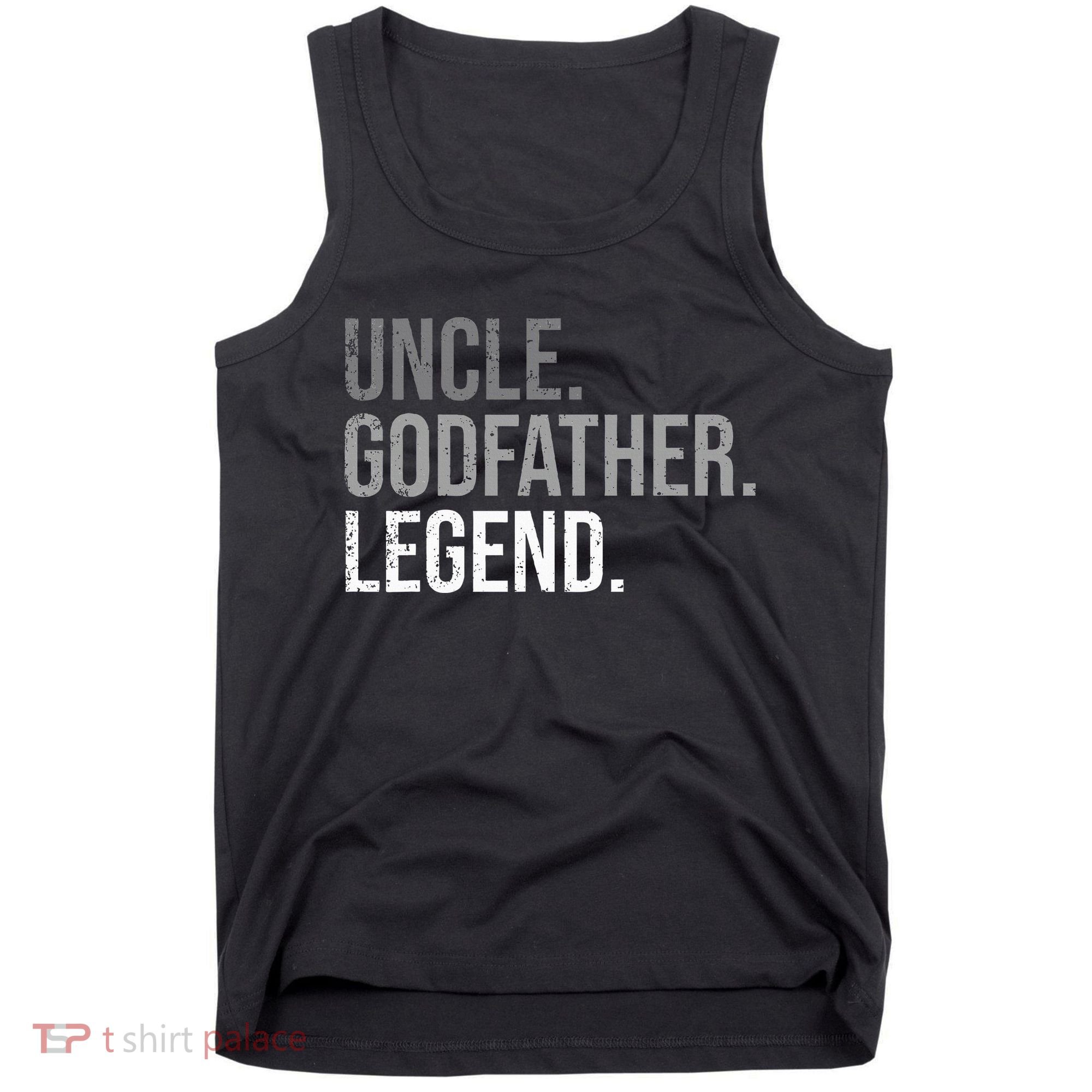 retro Uncle Godfather Legend Best Godfather Tank Top