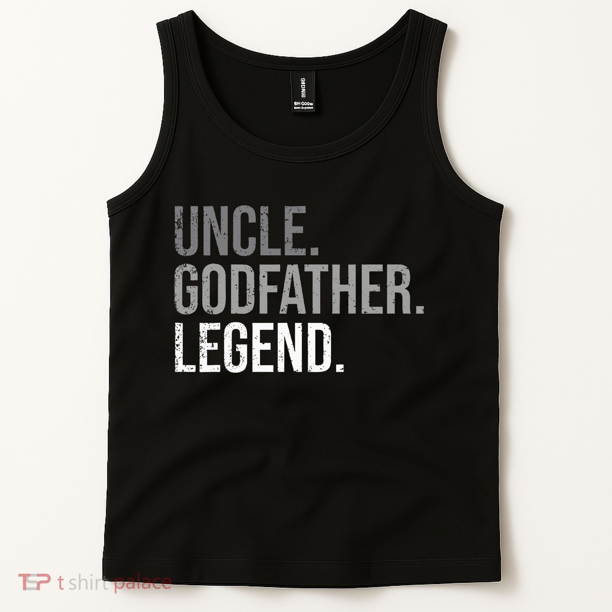 retro Uncle Godfather Legend Best Godfather Tank Top